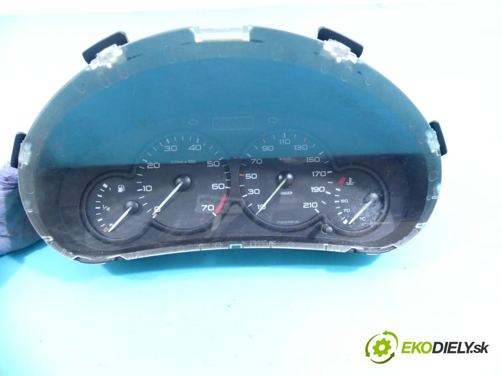 Peugeot 206 1.1 60 hp manual 44 kW 1124 cm3 5- Přístrojová deska 9643401280 (Přístrojové desky, displeje)