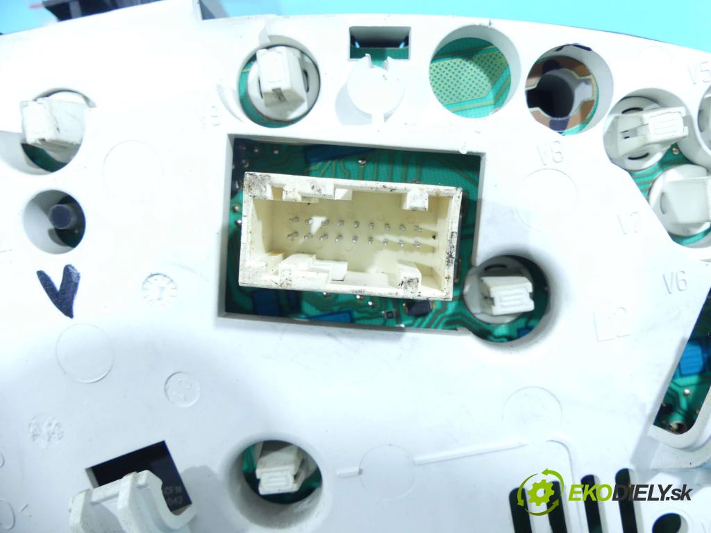 Peugeot 206 1.1 60 hp manual 44 kW 1124 cm3 5- Přístrojová deska 9643401280 (Přístrojové desky, displeje)