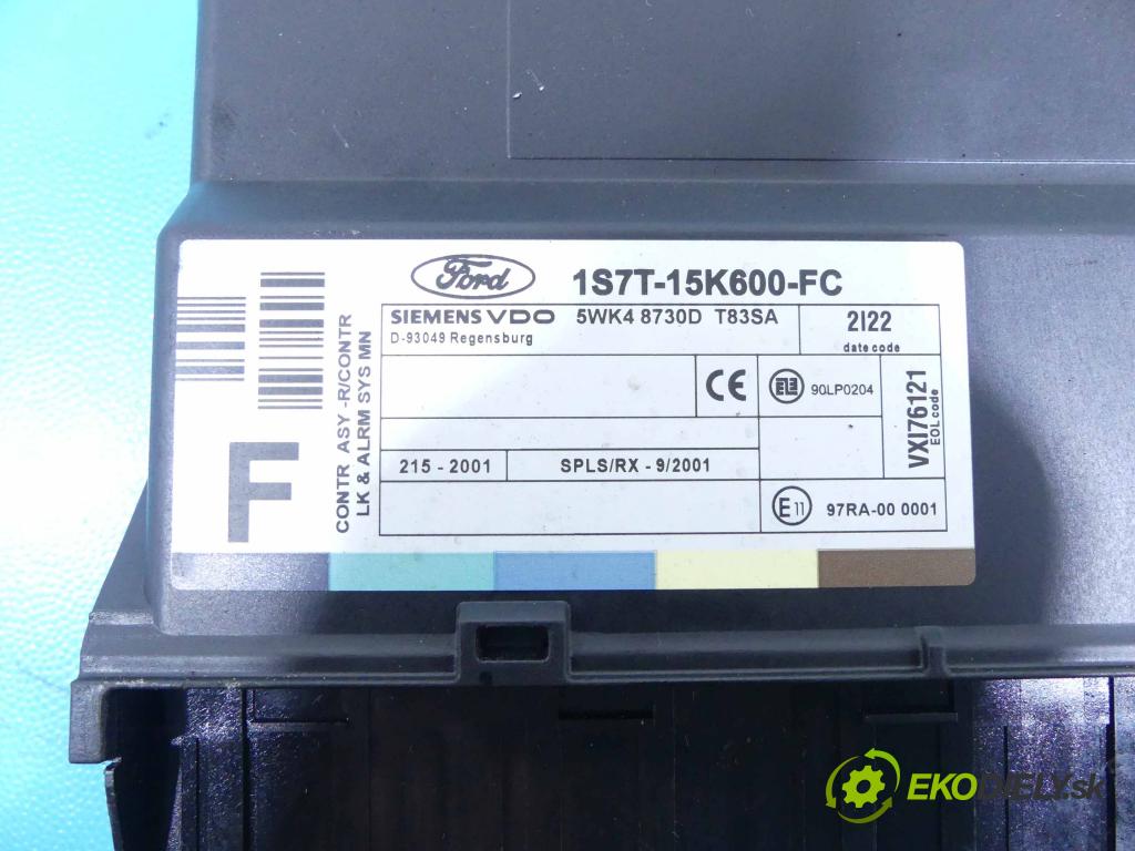 Ford Focus Mk1 1998-2004 1.6 16v 101 HP manual 74 kW 1596 cm3 5- modul riadiaca jednotka 1S7T-15K600-FC (Ostatné)