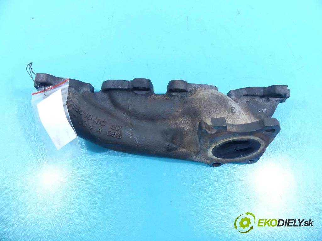 Peugeot 207 1.6 THP 150 hp manual 110 kW 1598 cm3 2- potrubí výfuk V75564948002 (Výfukové potrubí)