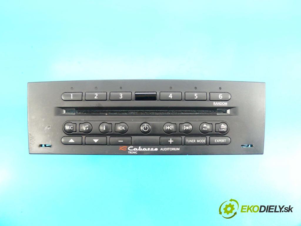 Renault Megane II 2003-2008 1.6 16v 113 hp manual 83 kW 1598 cm3 3- Radio továrna: 8200074339