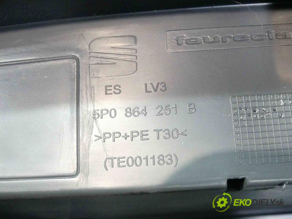 Seat Altea 1.6 SR 102 HP manual 75 kW 1595 cm3 5- operadlo 5P0864251B (Lakťové opierky)