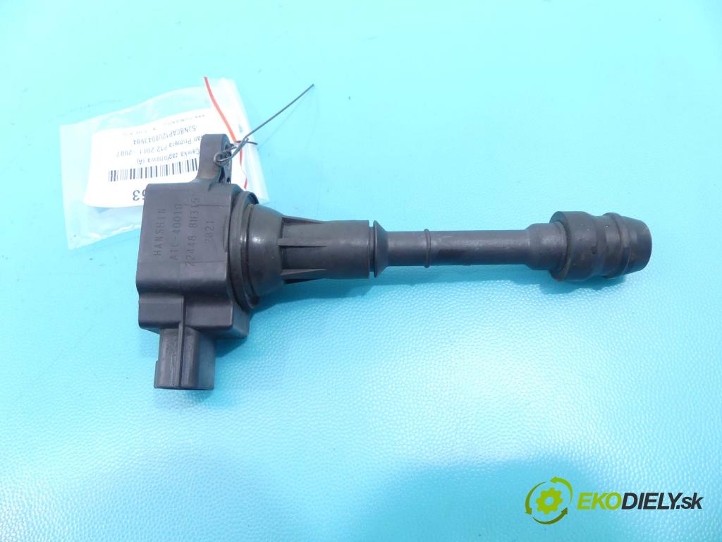 Nissan Primera P12 2001-2007 2.0 16v 140 HP manual 103 kW 1998 cm3 4- cievka zapaľovacia 22448-8H315 (Zapaľovacie cievky, moduly)