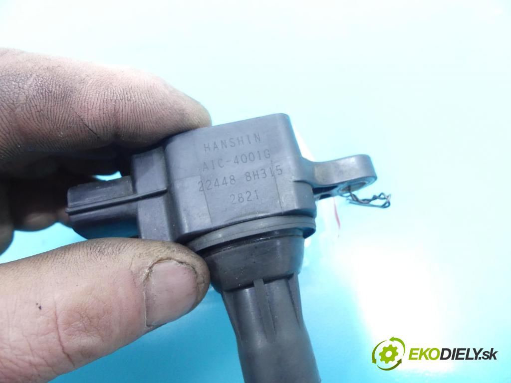 Nissan Primera P12 2001-2007 2.0 16v 140 HP manual 103 kW 1998 cm3 4- cievka zapaľovacia 22448-8H315 (Zapaľovacie cievky, moduly)