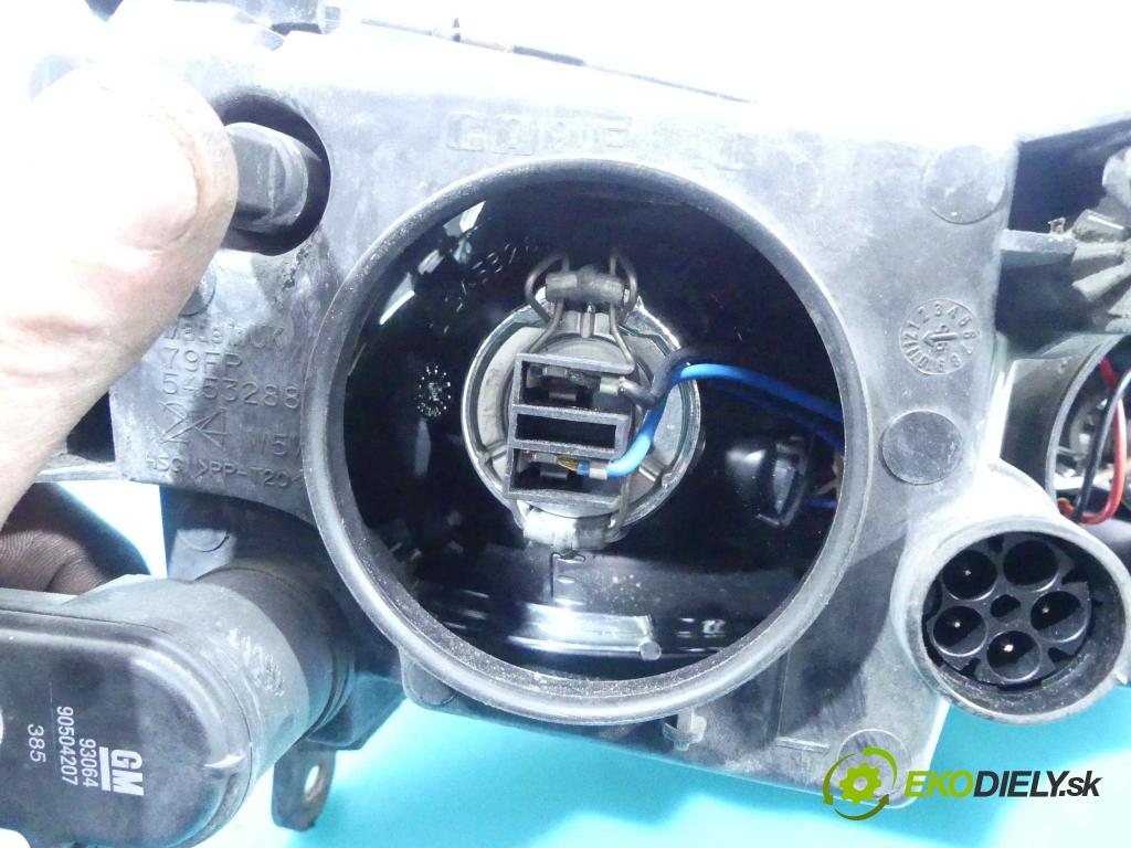 Opel Vectra B 1995-2002 1.7 isuzu 82 HP manual 60 kW 1686 cm3 4- Reflektor: ľavý  (Ostatné)