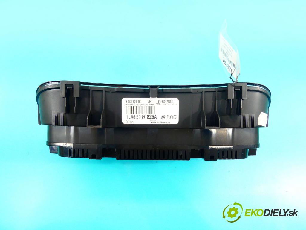 Vw Golf IV 1997-2003 1.6 16v 105 hp manual 77 kW 1598 cm3 3- Přístrojová deska 1J0920825A (Přístrojové desky, displeje)