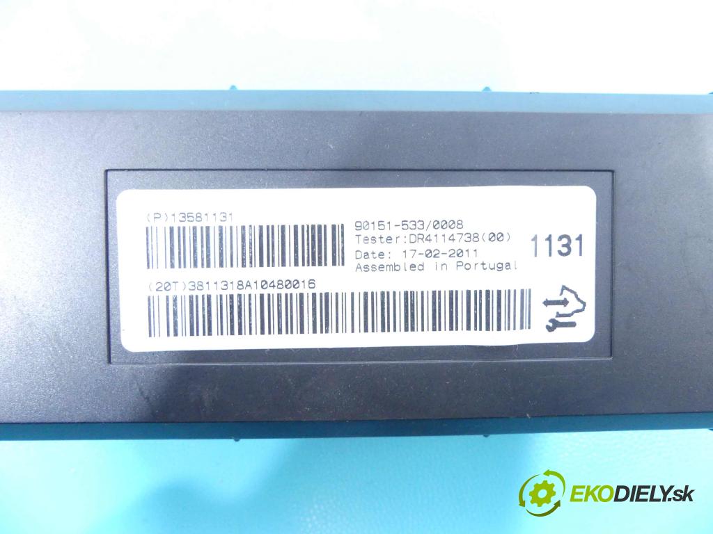 Opel Astra IV 2009-2015 1.7 cdti 110 HP manual 81 kW 1686 cm3 5- modul riadiaca jednotka 13581131 (Ostatné)