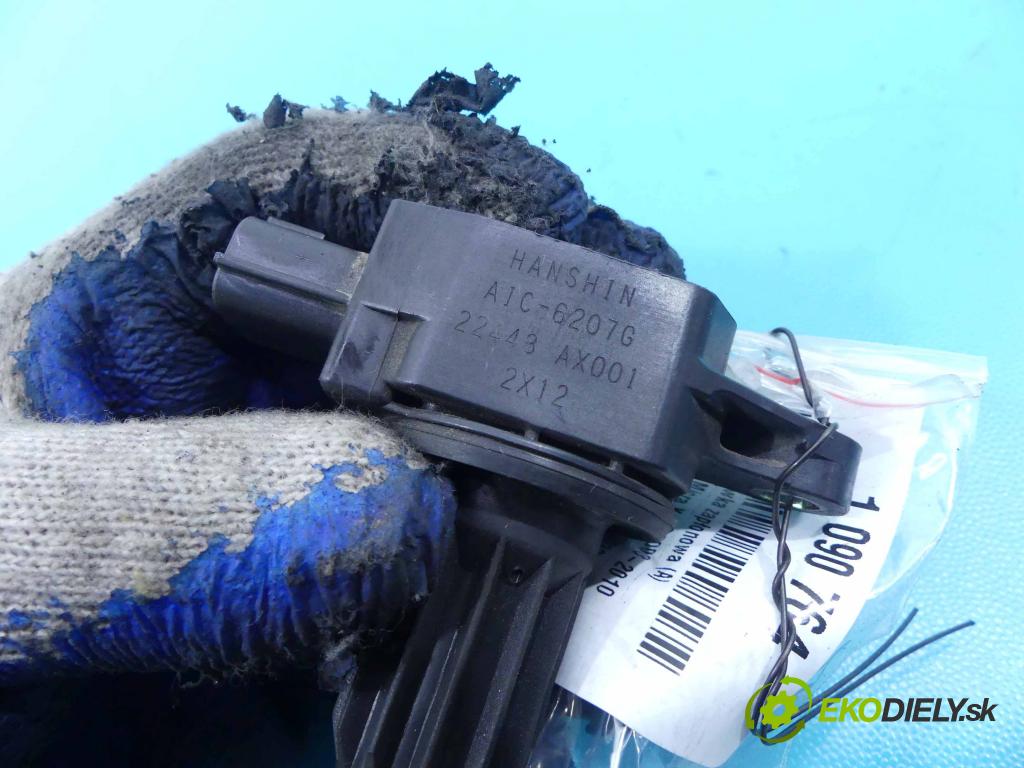 Nissan Micra K12 2003-2010 1.2 16v 65 HP manual 48 kW 1240 cm3 3- cievka zapaľovacia 22448AX001 (Zapaľovacie cievky, moduly)