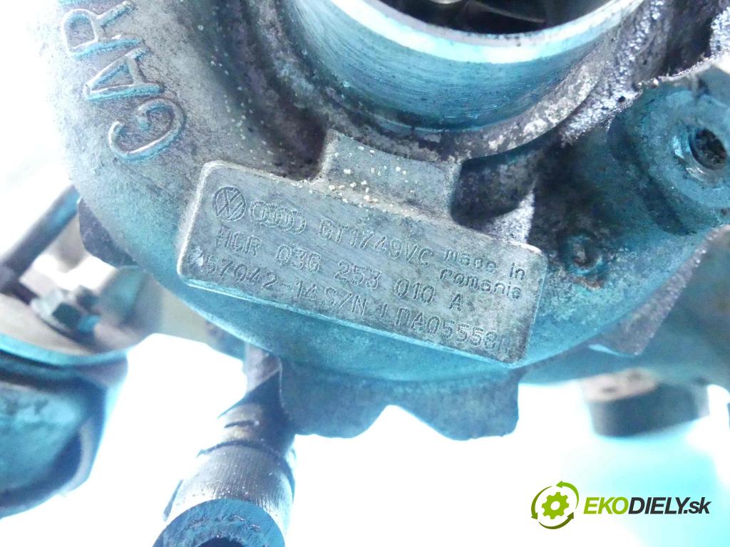 Seat Leon II 2005-2012 2.0 tdi 170 HP manual 125 kW 1968 cm3 5- turbodúchadlo, turbo 03G253010A (Turbodúchadlá (kompletné))