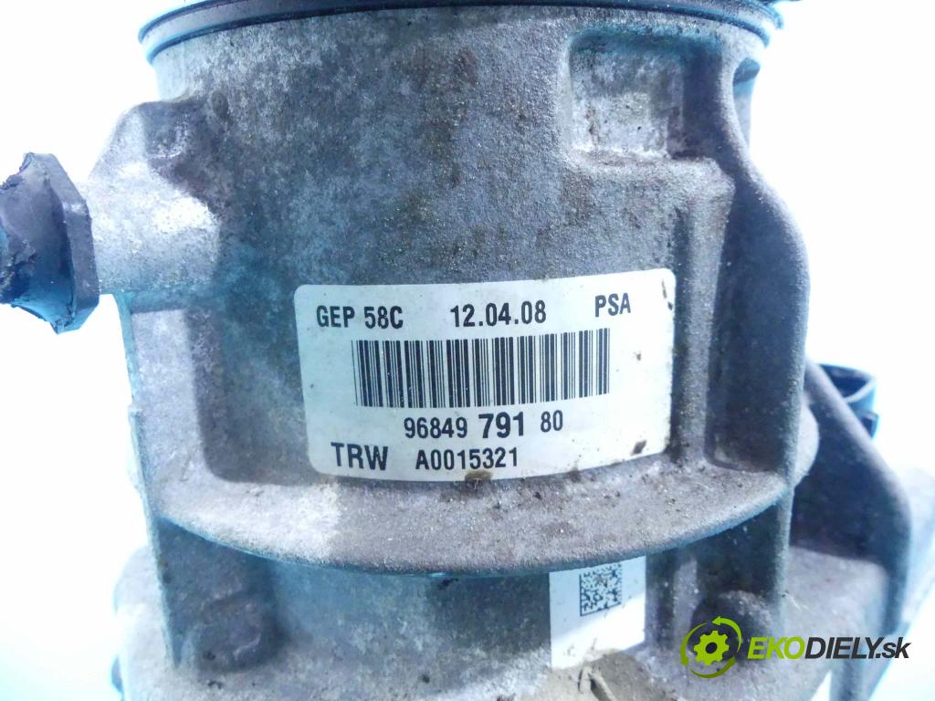 Peugeot 308 1.6 THP 150 HP manual 110 kW 1598 cm3 5- čerpadlo posilovač 9684979180 (Servočerpadlá, pumpy riadenia)