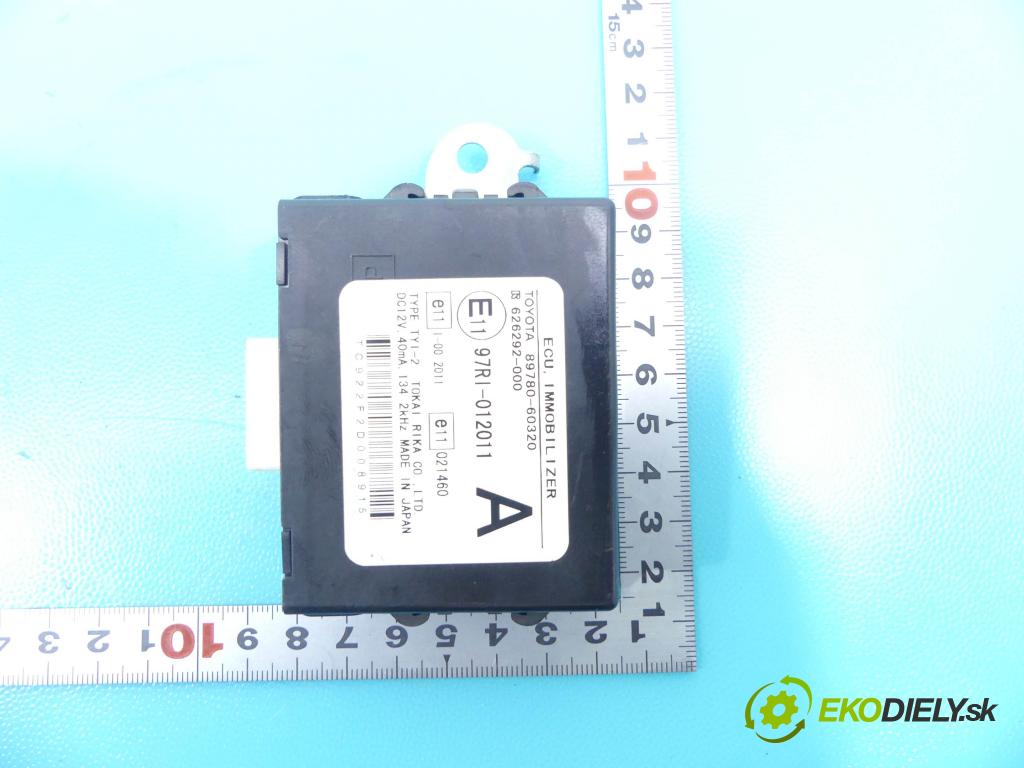 Toyota Land Cruiser 120 2002-2010 3.0 D4D 163 HP automatic 120 kW 2982 cm3 5- modul riadiaca jednotka 89780-60320 (Ostatné)