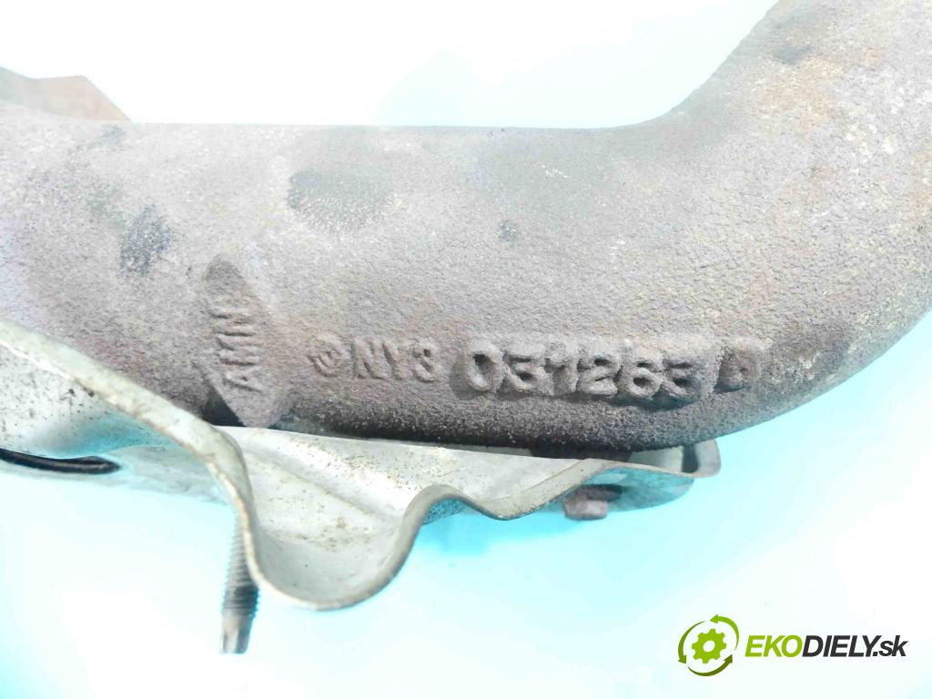 Dacia Duster I 2010-2018 1.5 dci 110 hp manual 81 kW 1461 cm3 5- potrubí výfuk 031263 (Výfukové potrubí)