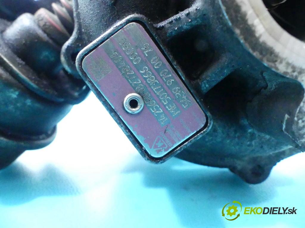 Dacia Duster I 2010-2018 1.5 dci 110 HP manual 81 kW 1461 cm3 5- turbodúchadlo, turbo 54399700076 (Turbodúchadlá (kompletné))