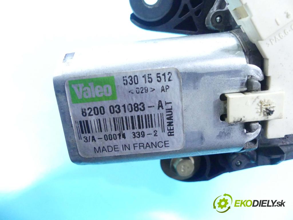 Renault Espace IV 2003-2014 1.9 dci 120 hp manual 88 kW 1870 cm3 5- motor stěrače zadní 8200031083A
