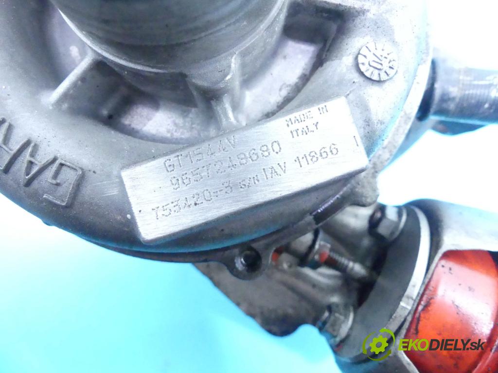 Peugeot 407 1.6 hdi 109 HP manual 80 kW 1560 cm3 5- turbodúchadlo, turbo 753420-3 (Turbodúchadlá (kompletné))