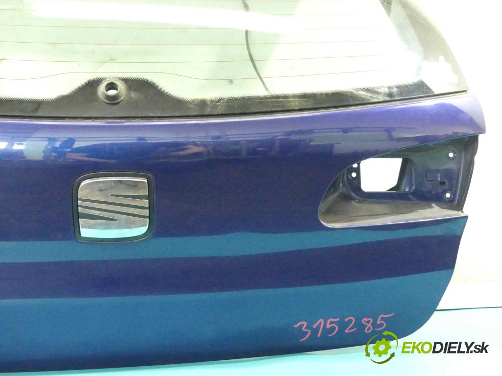Seat Ibiza III 6L 2002-2008 1.4 16v 75 hp automatic 55 kW 1390 cm3 5- zadní kufrové dveře  (Zadní kapoty)