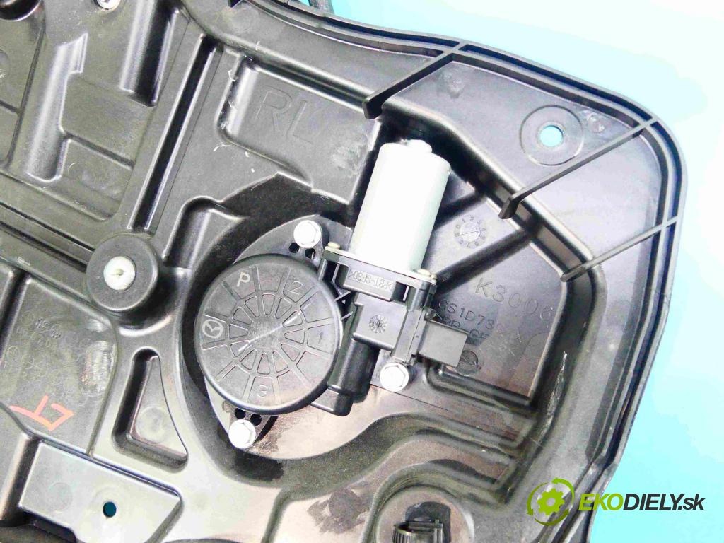 Mazda 6 II GH 2007-2012 2.0 16v 147 hp manual 108 kW 1999 cm3 5- mechanismus stahování zadní levý