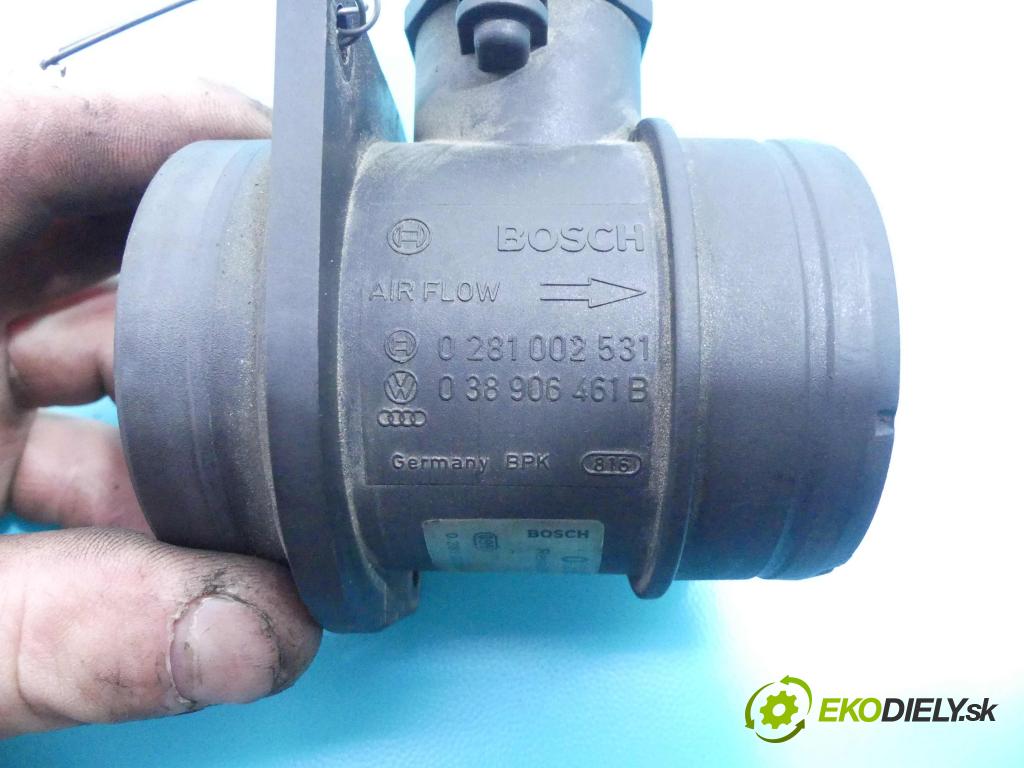 Vw Polo IV 9N 2001-2009 1.4 tdi 75 HP manual 55 kW 1422 cm3 5- průtokoměr: 0281002531 (Váhy vzduchu)