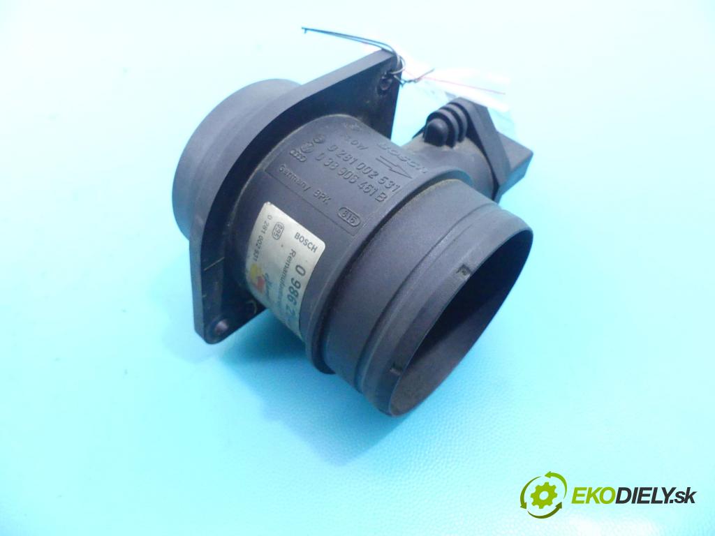 Vw Polo IV 9N 2001-2009 1.4 tdi 75 HP manual 55 kW 1422 cm3 5- průtokoměr: 0281002531 (Váhy vzduchu)