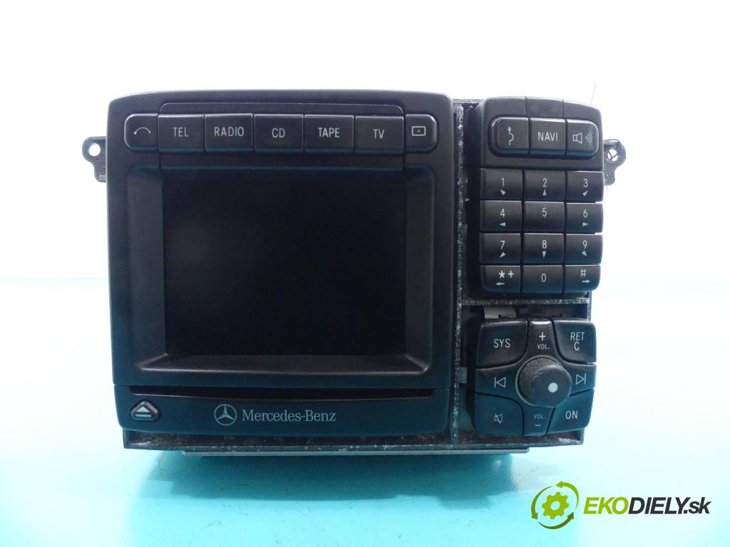 Mercedes S W220 1998-2005 3.2 V6 224hp automatic 165 kW 3199 cm3 4- Radio továreň: A2208204689