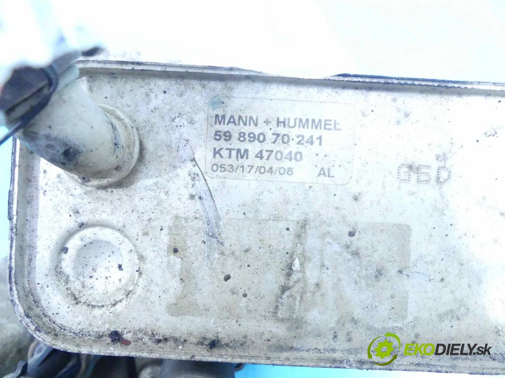 Saab 9-3 II 2002-2012 1.9 TiD 150 HP automatic 110 kW 1910 cm3 5- chladič oleja: 5989070241