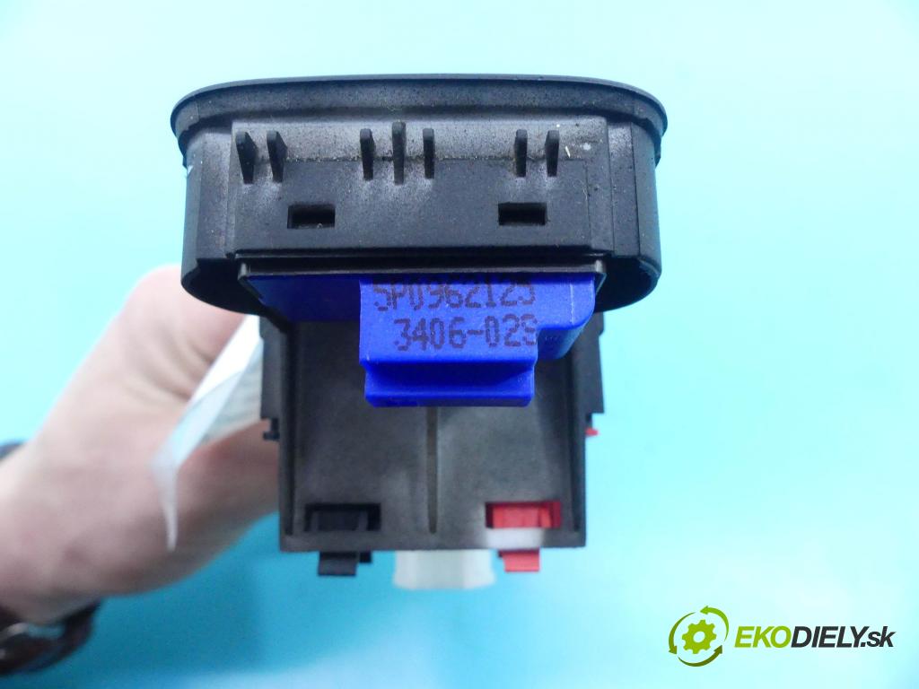 Seat Leon II 2005-2012 1.9 tdi 105 hp manual 77 kW 1896 cm3 5- Přepínač oken zpětných zrcátek 5P0962125