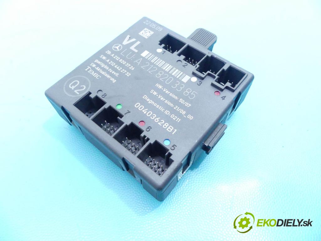 Mercedes C W204 2007-2014 3.0 cdi V6 224hp automatic 165 kW 2987 cm3 4- modul riadiaca jednotka A2128203385 (Ostatné)