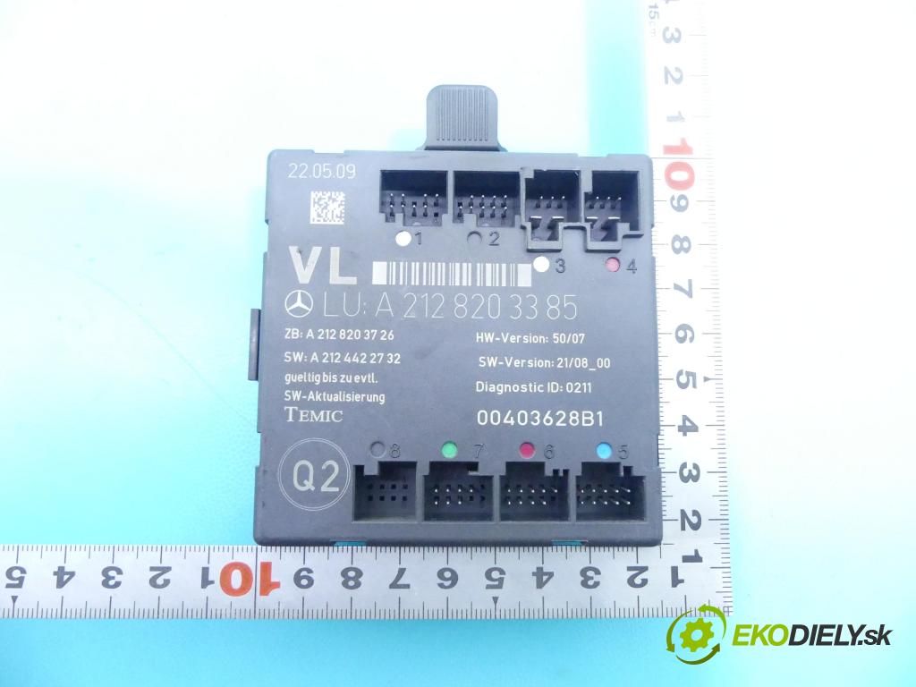 Mercedes C W204 2007-2014 3.0 cdi V6 224hp automatic 165 kW 2987 cm3 4- modul riadiaca jednotka A2128203385 (Ostatné)