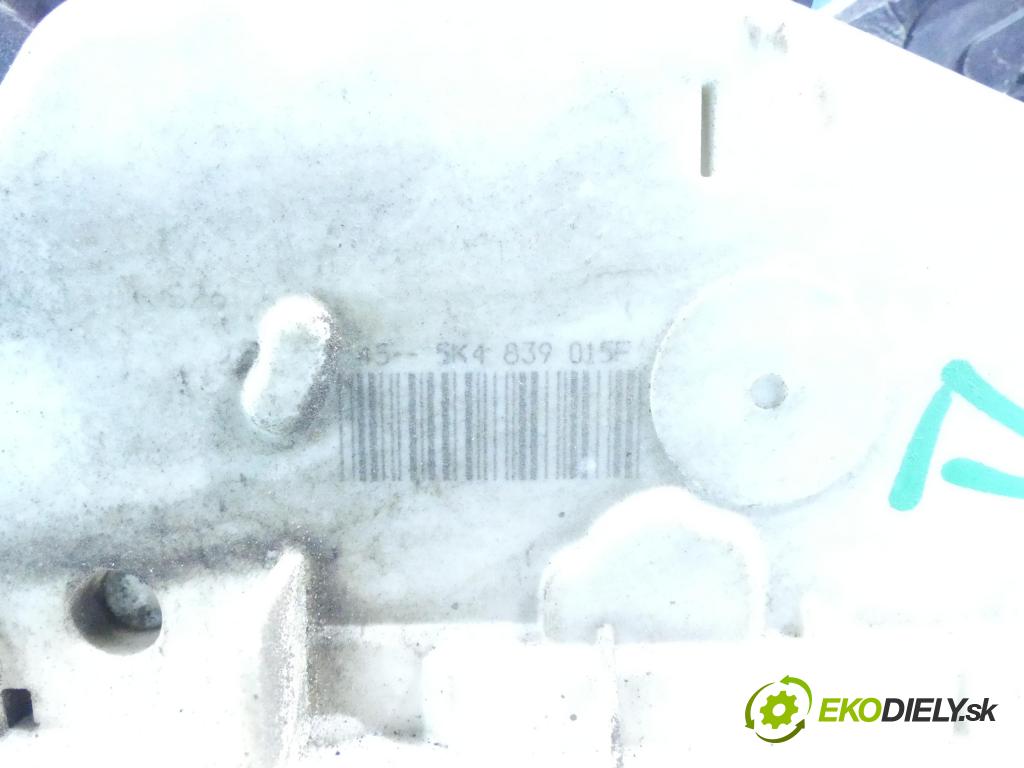 Skoda Yeti 2009-2012 2.0 tdi 4X4 140 hp manual 103 kW 1968 cm3 5- zámek zadní levý 5K4839015F