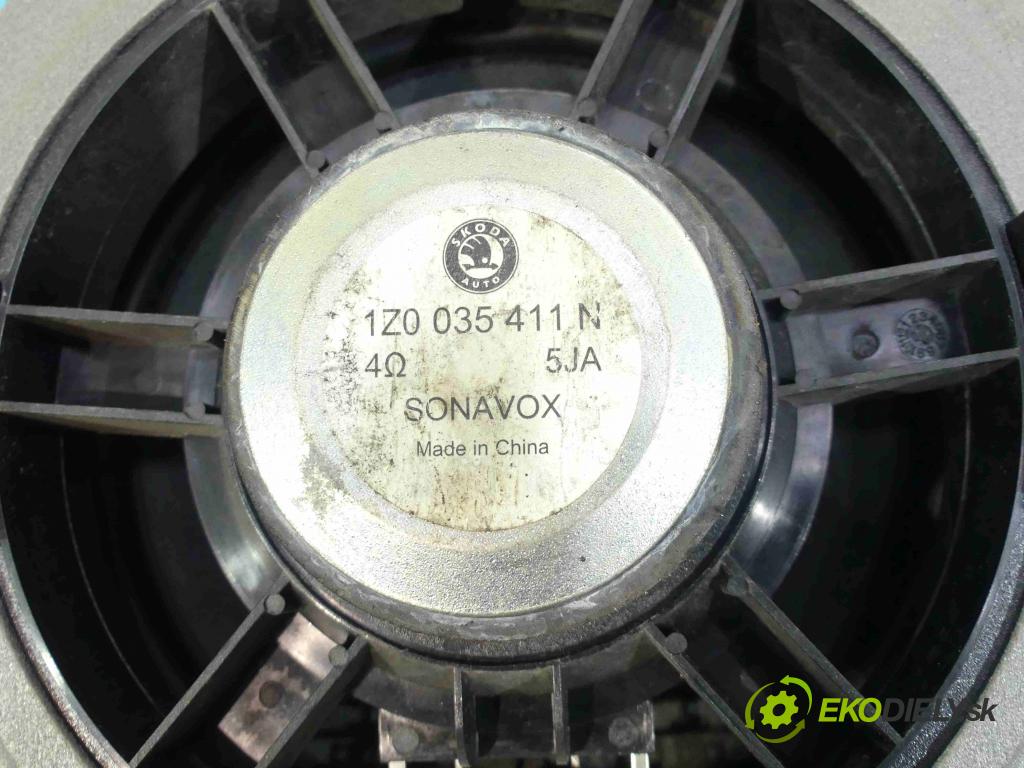Skoda Yeti 2009-2012 2.0 tdi 4X4 140 HP manual 103 kW 1968 cm3 5- reproduktory 1Z0035411N
