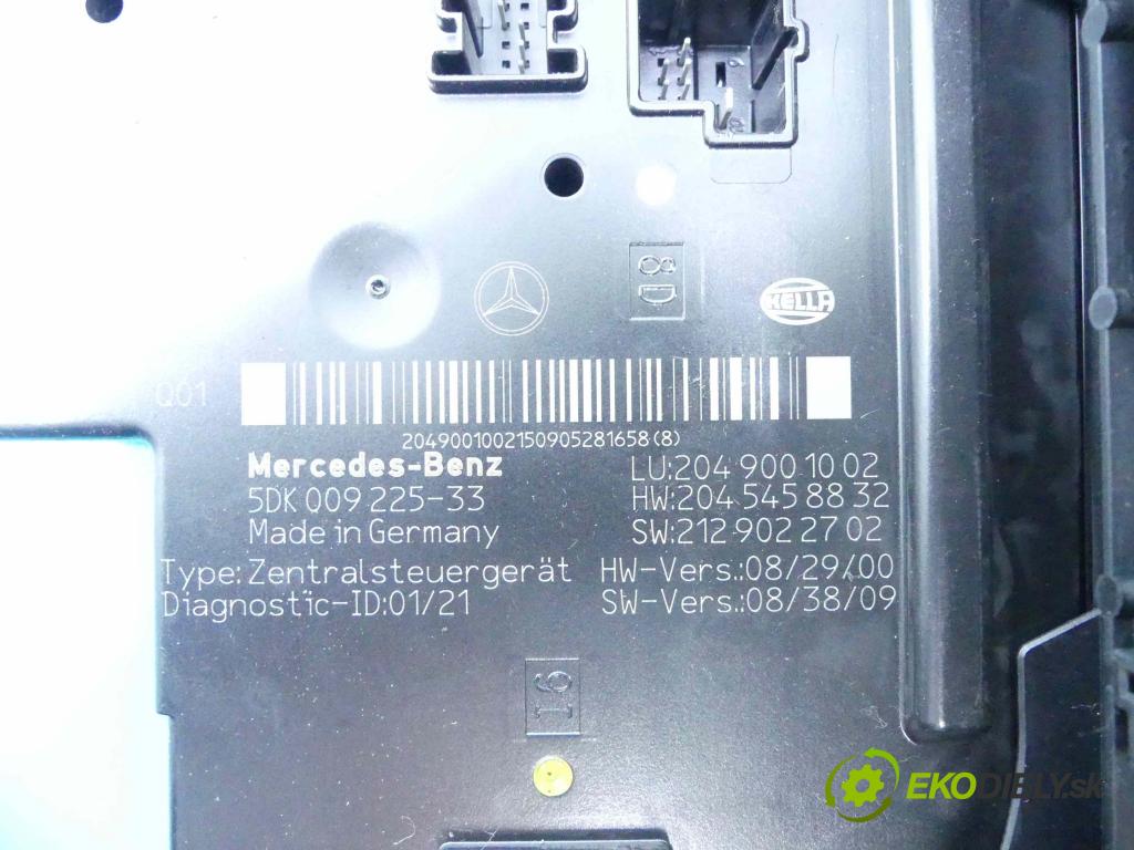 Mercedes C W204 2007-2014 3.0 cdi V6 224hp automatic 165 kW 2987 cm3 4- modul riadiaca jednotka 5DK00922533 (Ostatné)