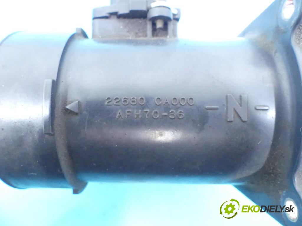 Nissan Altima L31 2002-2006 2.5 16v 179KM automatic 132 kW 2488 cm3 4- průtokoměr: 22680-CA000 (Váhy vzduchu)