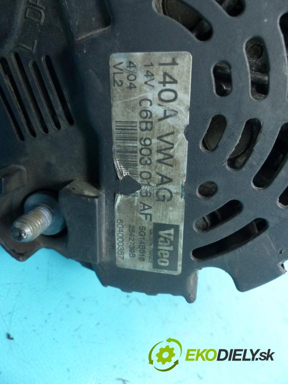 Audi A6 C5 1997-2004 2.0 20v 131 HP automatic 96 kW 1984 cm3 5- Alternator 2542739B (Alternátory)
