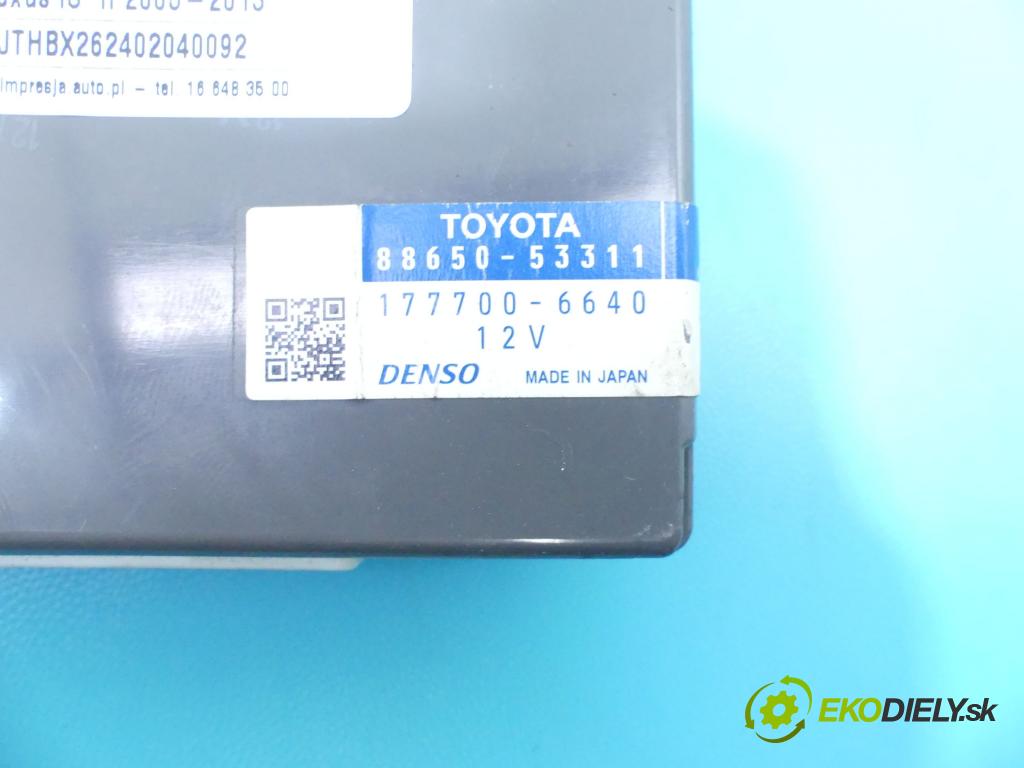 Lexus IS II 2005-2013 2.2d 150 HP manual 110 kW 2231 cm3 4- modul riadiaca jednotka 88650-53311 (Ostatné)