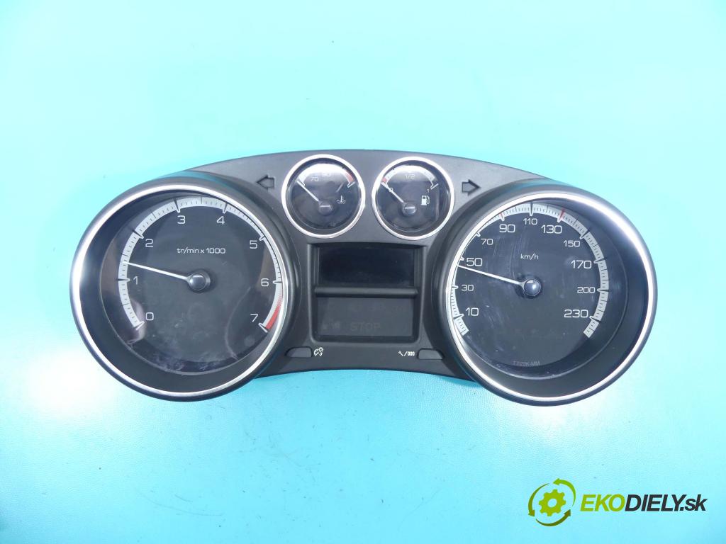 Peugeot 308 I 2007-2013 1.4 16v 98 HP manual 72 kW 1397 cm3 5- prístrojovka/ budíky TNE18YL7K (Prístrojové dosky, displeje)