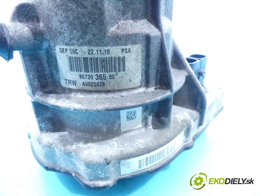 Peugeot 308 I 2007-2013 1.4 16v 98 HP manual 72 kW 1397 cm3 5- čerpadlo posilovač 9673536580 (Servočerpadlá, pumpy riadenia)