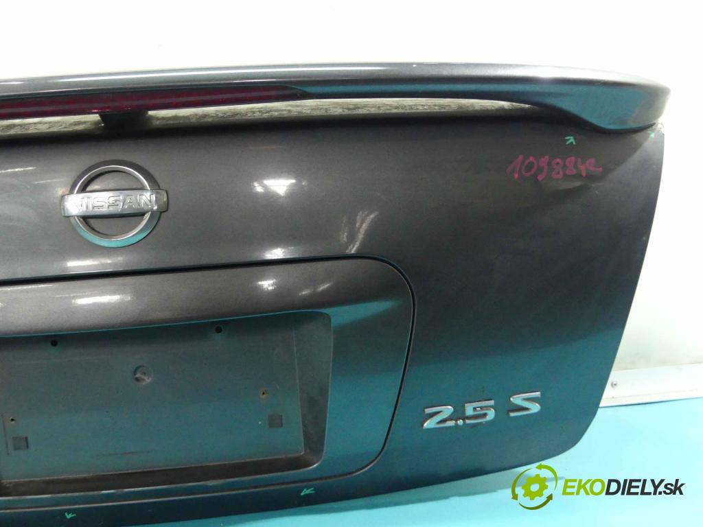 Nissan Altima L31 2002-2006 2.5 16v 179KM automatic 132 kW 2488 cm3 4- zadní kufrové dveře  (Zadní kapoty)