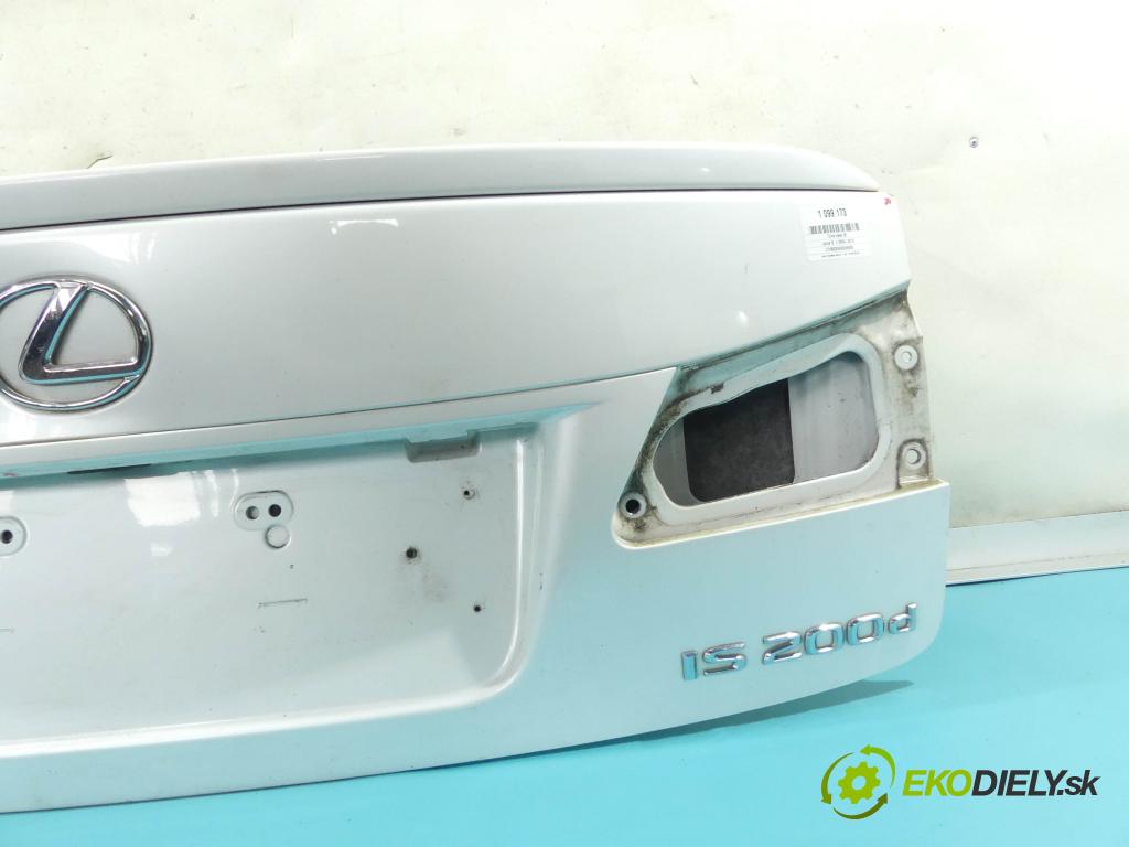 Lexus IS II 2005-2013 2.2d 150 hp manual 110 kW 2231 cm3 4- zadní kufrové dveře (Zadní kapoty)