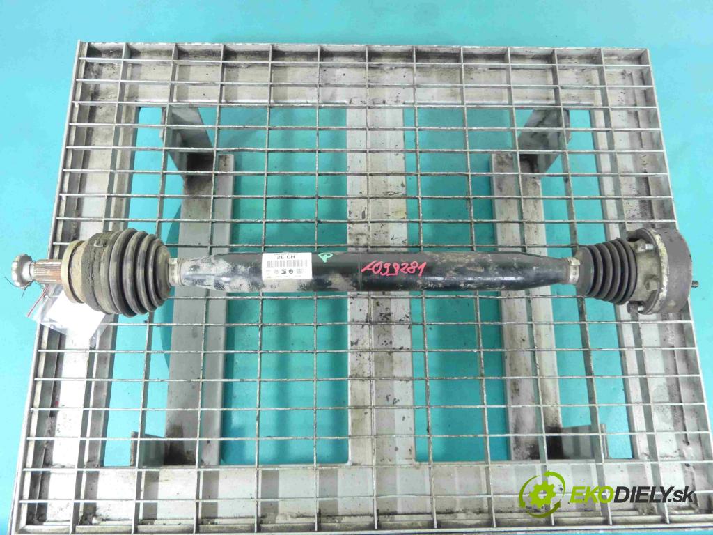 Skoda Fabia II 2007-2014 1.6 16v 105 HP manual 77 kW 1598 cm3 5- poloos pravé 6Q0407272EC (Poloosy)