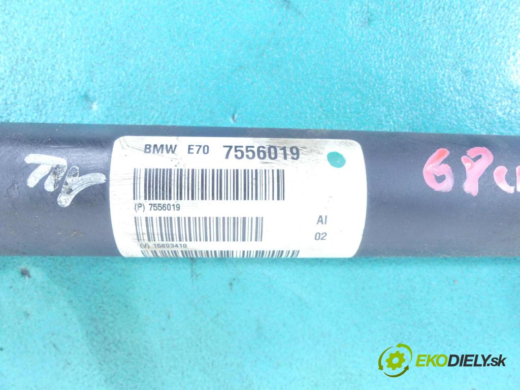 Bmw X5 E70 2006-2013 3.0d 235 HP automatic 173 kW 2993 cm3 5- Hřídel: jízda: 7556019 (Kardaňové hriadele)