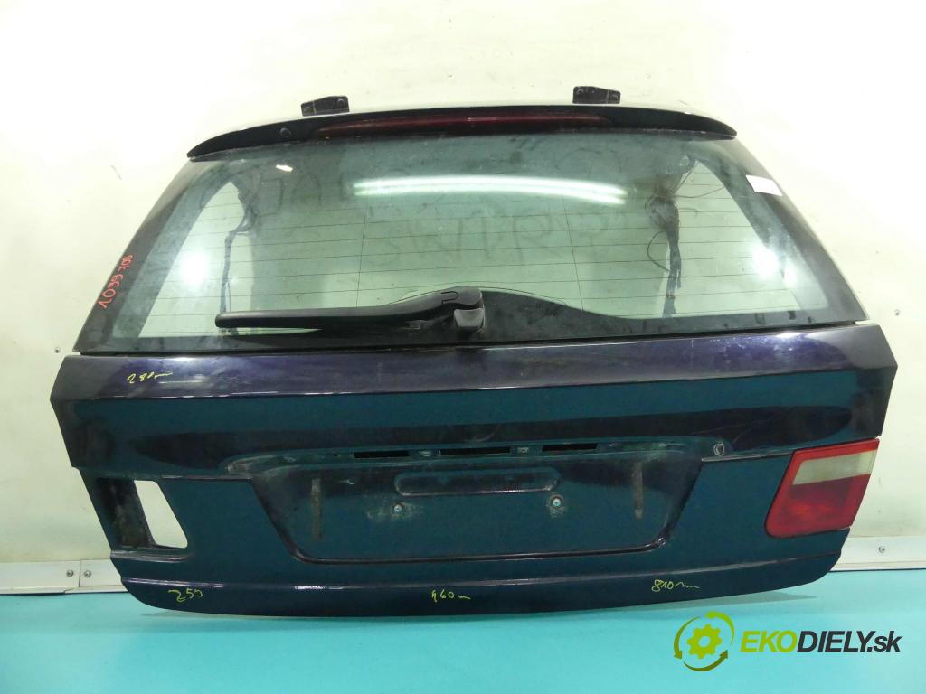 Bmw 3 E46 1998-2007 2.0 24V 150 hp manual 110 kW 1991 cm3 5- zadní kufrové dveře  (Zadní kapoty)