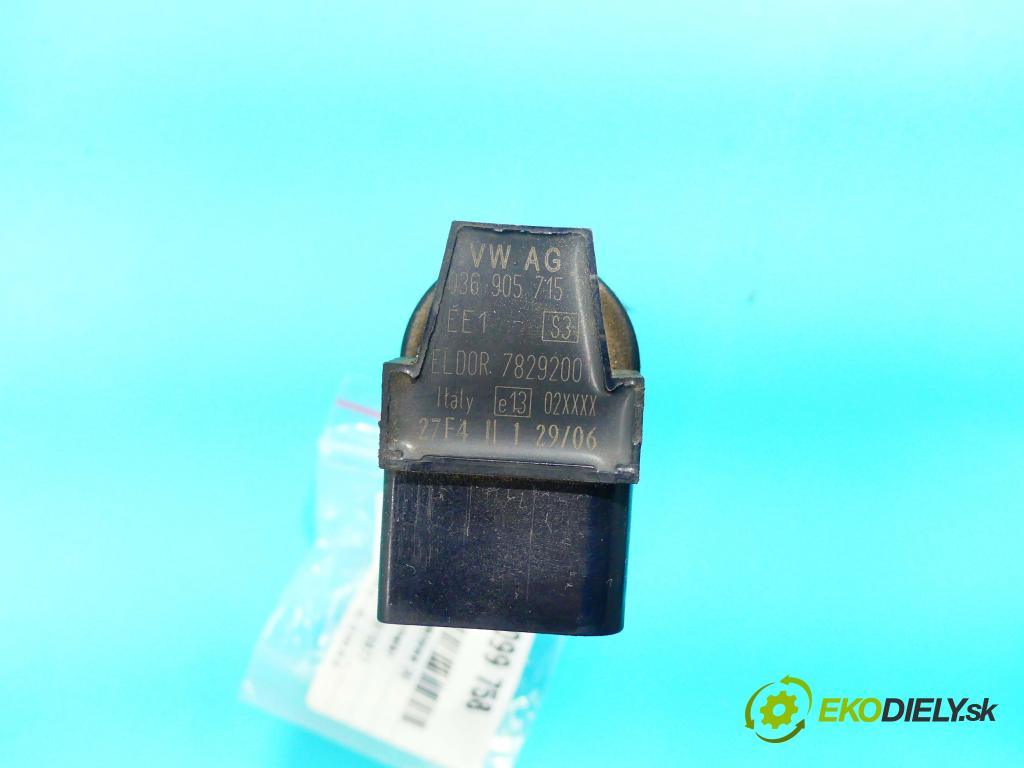 Skoda Roomster 1.6 16v 105 HP manual 77 kW 1598 cm3 5- cievka zapaľovacia 036905715C (Zapaľovacie cievky, moduly)