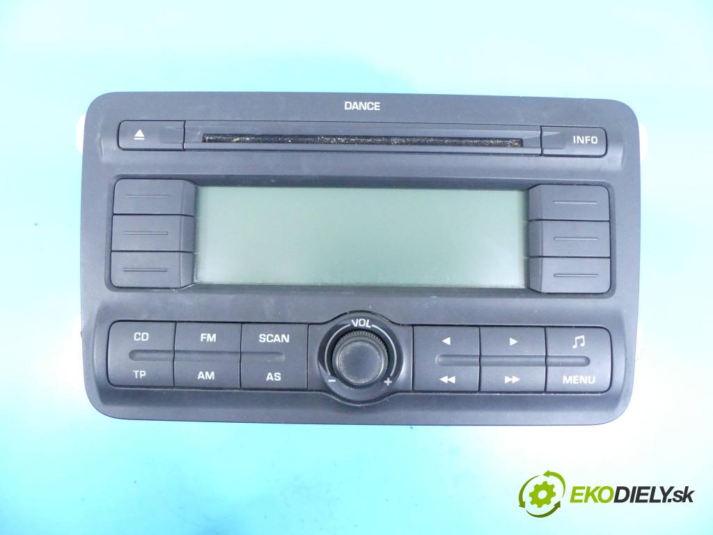Skoda Roomster 1.6 16v 105 HP manual 77 kW 1598 cm3 5- Radio továreň: 5J0035161