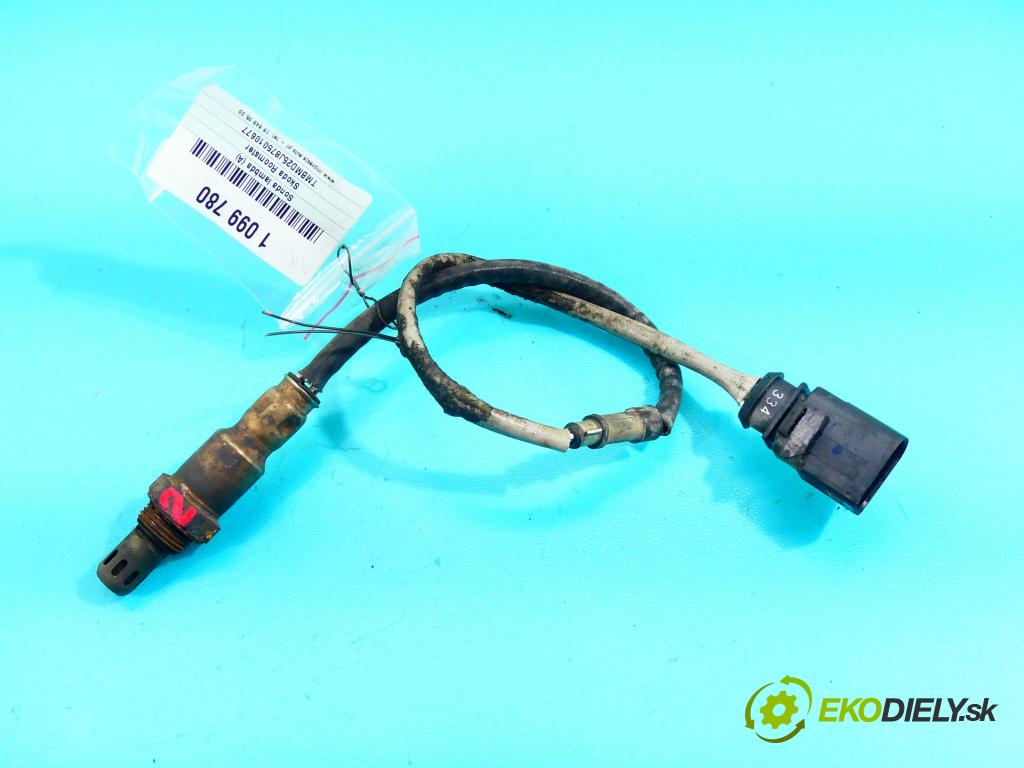 Skoda Roomster 1.6 16v 105 HP manual 77 kW 1598 cm3 5- Sonda lambda 036906262M (Lambda sondy)