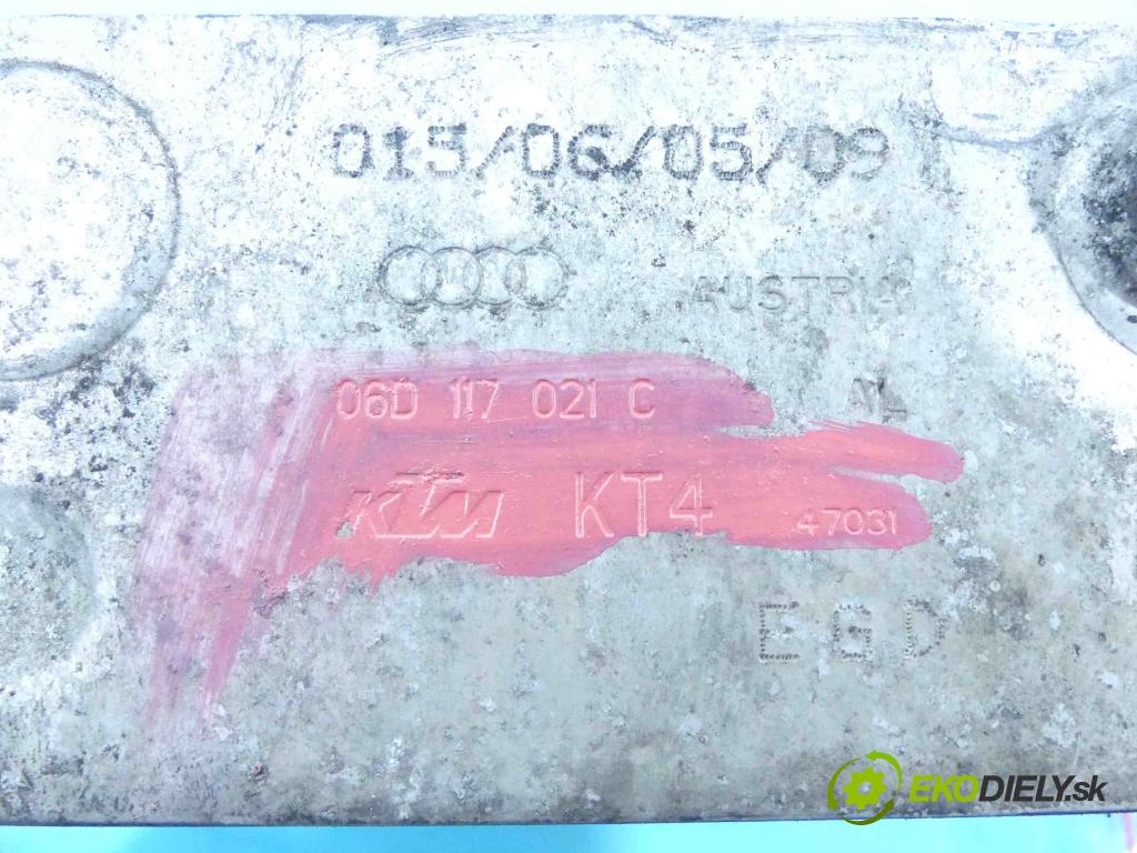 Audi A6 C6 2004-2011 2.0 TFSI BPJ: 170 HP automatic 125 kW 1984 cm3 4- chladič oleja: 06D117021C