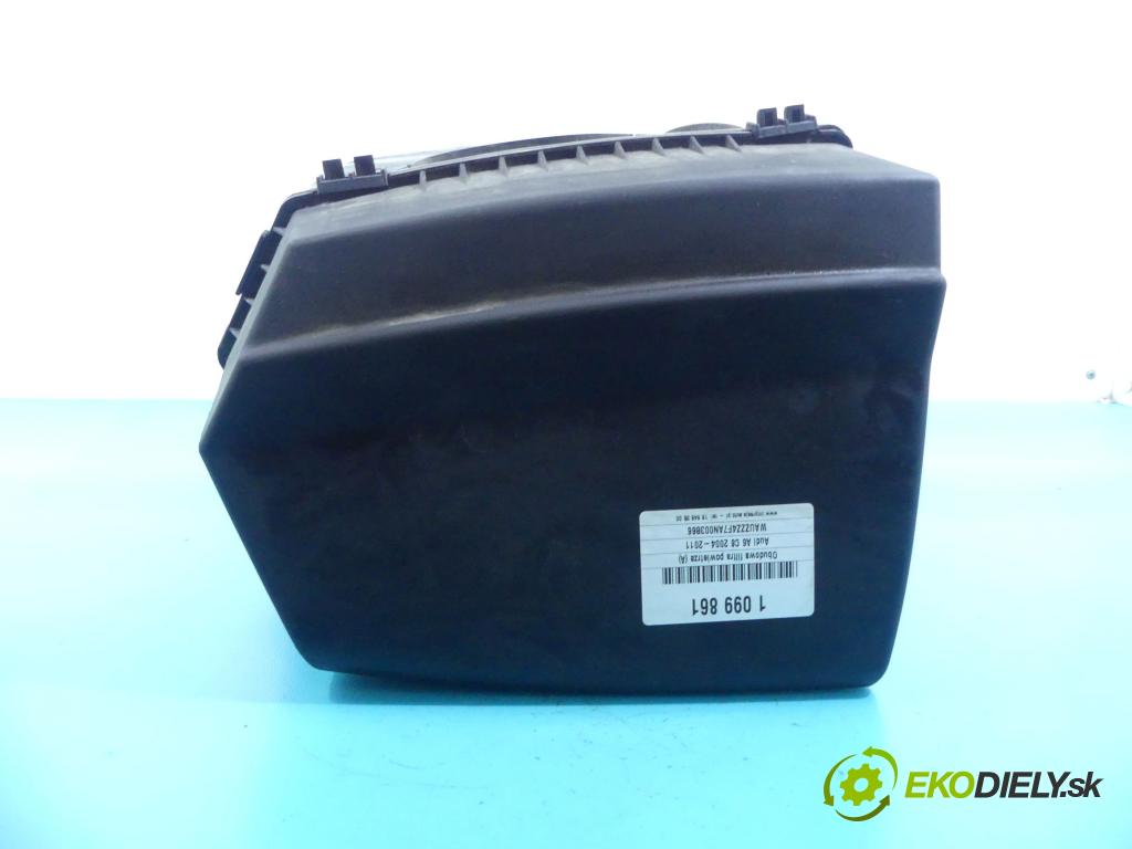 Audi A6 C6 2004-2011 2.0 TFSI BPJ: 170 hp automatic 125 kW 1984 cm3 4- obal filtra vzduchu 4F0000183A (Kryty filtrů)