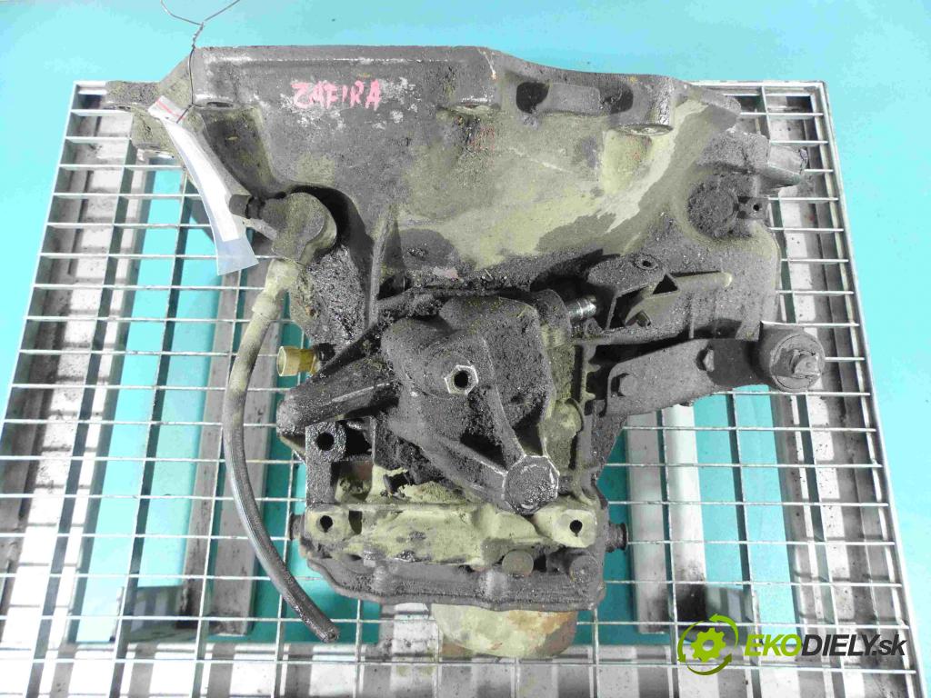 Opel Zafira A 1999-2005 1.6 16v 101 HP manual 74 kW 1598 cm3 5- prevodovka stupeň,rýchlosť manual