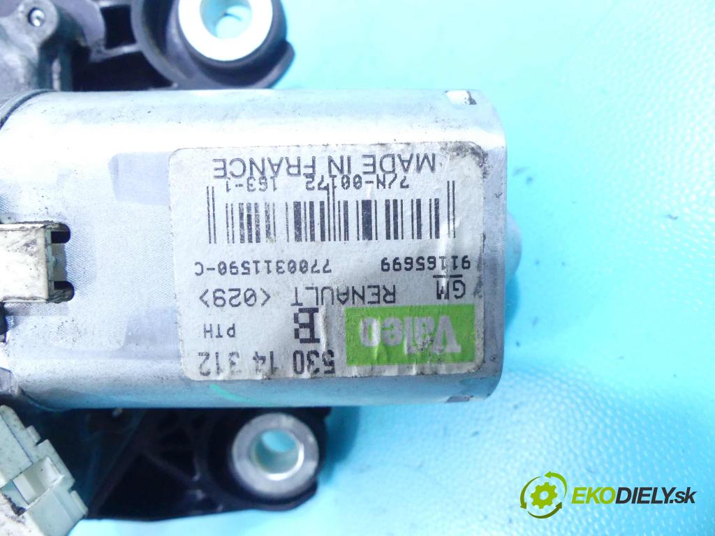 Renault Trafic II 2001-2014 1.9 dci 82 hp manual 60 kW 1870 cm3 5- motor stěrače zadní 91165699