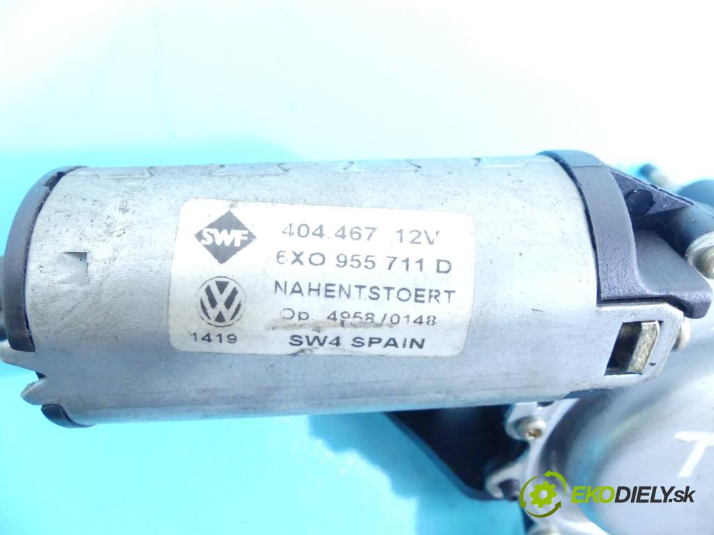 Vw Polo III 6N 1994-2001 1.4 16v 75 hp manual 55 kW 1390 cm3 5- motor stěrače zadní 6X0955711D