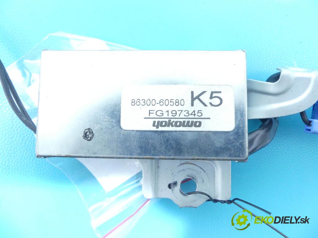 Toyota Land Cruiser J200 2007- 4.5 V8 D4D 328KM automatic 241 kW 4461 cm3 5- Zesilovač: 86300-60580 (Zosilňovače)